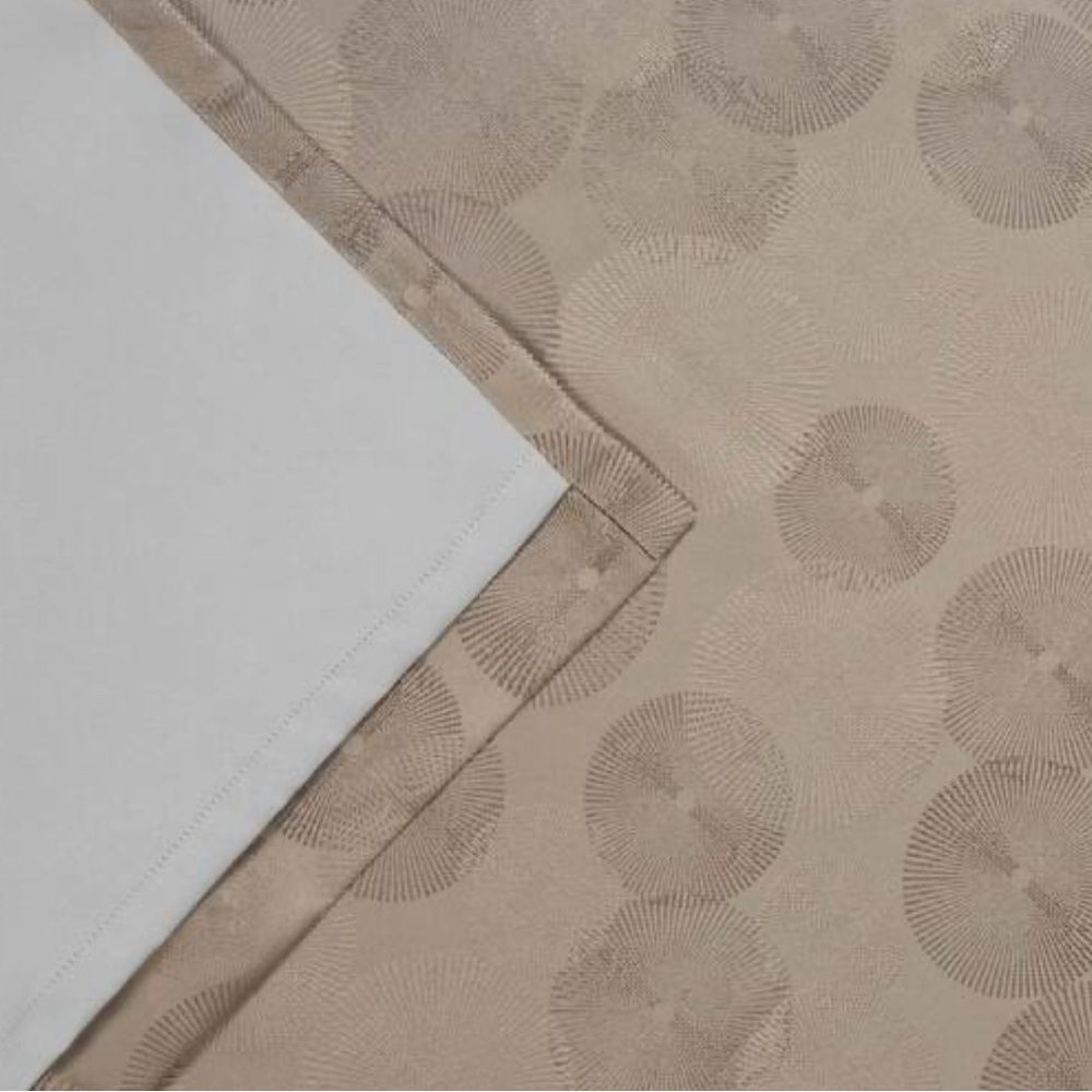 Carlton Blackout Platinum Smart Curtains Window Curtain Panel, 50 x 63” beige - Picture 2 of 7